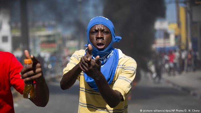 haiti proteston